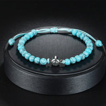 Long Distance Photo Projection Relationship Couple Beaded Bracelets