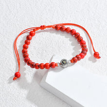Long Distance Photo Projection Relationship Couple Beaded Bracelets