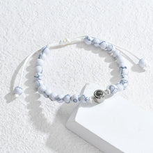 Long Distance Photo Projection Relationship Couple Beaded Bracelets