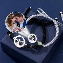 Every Night I Think Of You Photo Projection Couple Bracelets