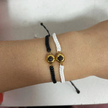 Personalized Matching Heart Magnetic Photo Projection Couple Bracelets