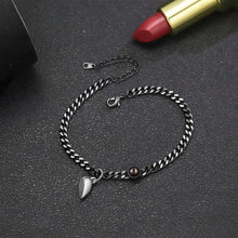 Magnetic Heart Photo Projection Couple Cuban Chain Bracelets