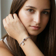 Magnetic Heart Photo Projection Couple Cuban Chain Bracelets