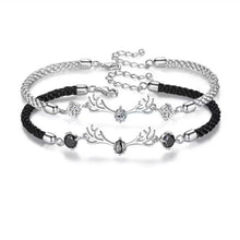 Cute Elk Matching Couple Bracelets For Christmas Gift