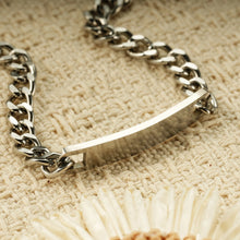 Personalized Matching Eye Photo Charm Couple Cuban Bracelets