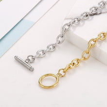 Titanium Toggle Clasp Link Chain Bracelets For Couples
