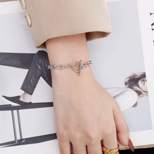 Titanium Toggle Clasp Link Chain Bracelets For Couples