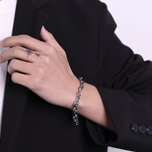 Titanium Love Knot Infinity Chain Bracelets For Couples