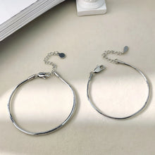 Engravable Titanium Snake Chain Bracelets For Couples