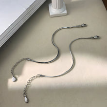 Engravable Titanium Snake Chain Bracelets For Couples