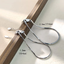 Engravable Titanium Snake Chain Bracelets For Couples