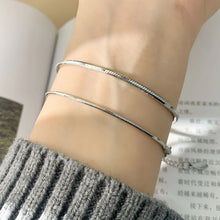 Engravable Titanium Snake Chain Bracelets For Couples