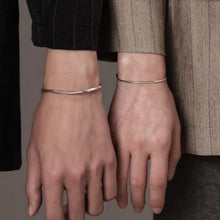 Engravable Titanium Snake Chain Bracelets For Couples