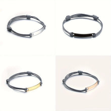 Personalized Titanium Coordinates Bar Bracelets For Couples