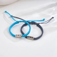 Custom Initial Matching Macrame Bracelets For Couples