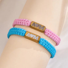 Custom Initial Matching Macrame Bracelets For Couples
