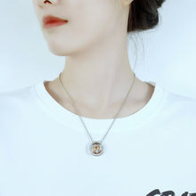 Keep Me In Your Heart Matching Crown Ring Necklaces For Couples In Titanium - CoupleSets