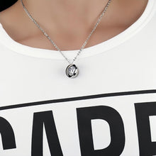 Unique Love Ring Necklaces For Couples In Titanium - CoupleSets