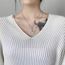 Engravable Matching Heart Couple Magnetic Necklaces In Sterling Silver - CoupleSets