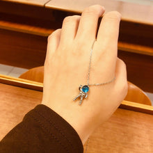 Unique Love You To The Moon And Back Matching Couple Necklaces In Sterling Silver - CoupleSets