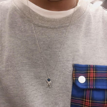 Unique Love You To The Moon And Back Matching Couple Necklaces In Sterling Silver - CoupleSets