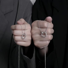 Unique Thorns Knot Matching Necklace For Couples In Sterling Silver - CoupleSets