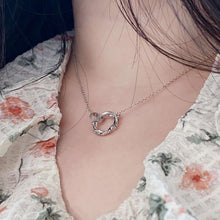 Unique Thorns Knot Matching Necklace For Couples In Sterling Silver - CoupleSets