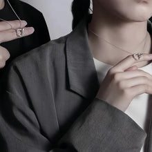 Unique Thorns Knot Matching Necklace For Couples In Sterling Silver - CoupleSets