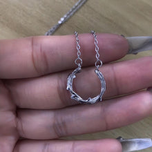 Unique Thorn And Rose Matching Couple Necklaces In Sterling Silver - CoupleSets