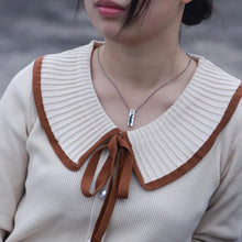 Engravable Sun And Moon Matching Bar Couple Necklaces In Sterling Silver - CoupleSets