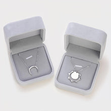 Engravable Sun And Moon Necklaces For Couples In Sterling Silver - CoupleSets