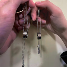 Engravable Amour Matching Ring Necklaces For Couples In Sterling Silver - CoupleSets