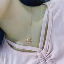 Unique Infinity Love Matching Interlocking Ring Couple Necklaces In Sterling Silver - CoupleSets