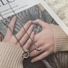 Unique Sun And Moon Love Matching Couple Necklaces In Sterling Silver - CoupleSets