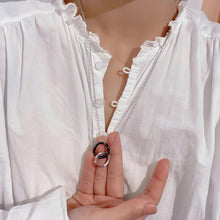 Unique Infinity Love Matching Interlocking Couple Ring Necklaces In Sterling Silver - CoupleSets