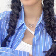 Unique Infinity Love Matching Interlocking Couple Ring Necklaces In Sterling Silver - CoupleSets