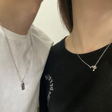 Unique Thorn And Rose Matching Couple Pendant Necklaces In Sterling Silver - CoupleSets