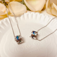 Unique Aurora Matching Couple Pendant Necklaces In Sterling Silver - CoupleSets