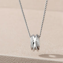 Engravable Infinity Love Matching Couple Ring Necklaces In Sterling Silver - CoupleSets