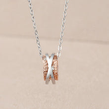 Engravable Infinity Love Matching Couple Ring Necklaces In Sterling Silver - CoupleSets