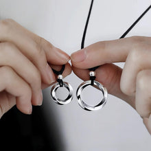 Unique Infinity Ring Necklaces For Couples In Sterling Silver - CoupleSets