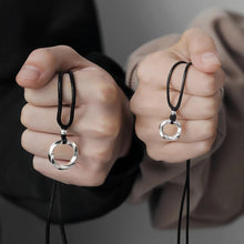 Unique Infinity Ring Necklaces For Couples In Sterling Silver - CoupleSets