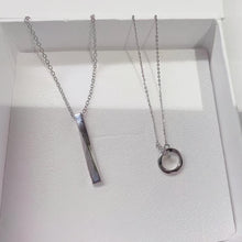 Unique Fall In Love Matching Infinity Couple Necklaces In Sterling Silver - CoupleSets