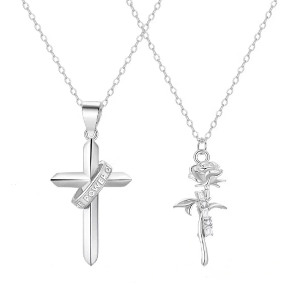 Couple Cross Necklaces | His And Hers Cross Necklaces