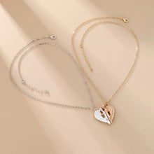My Angel Matching Heart Necklaces For Couples In Titanium
