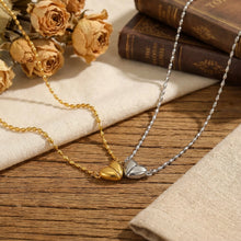 Magnetic Heart Necklaces For Couples In Titanium