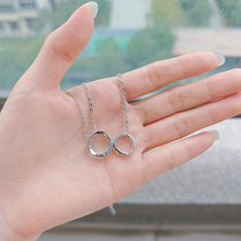 Glow In The Dark Fireworks Magnetic Heart Infinity Couple Necklaces