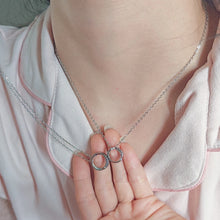 Glow In The Dark Fireworks Magnetic Heart Infinity Couple Necklaces