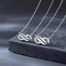 Unique Matching Infinity Necklaces For Couples In Sterling Silver