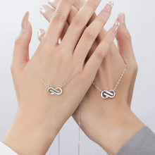 Unique Matching Infinity Necklaces For Couples In Sterling Silver